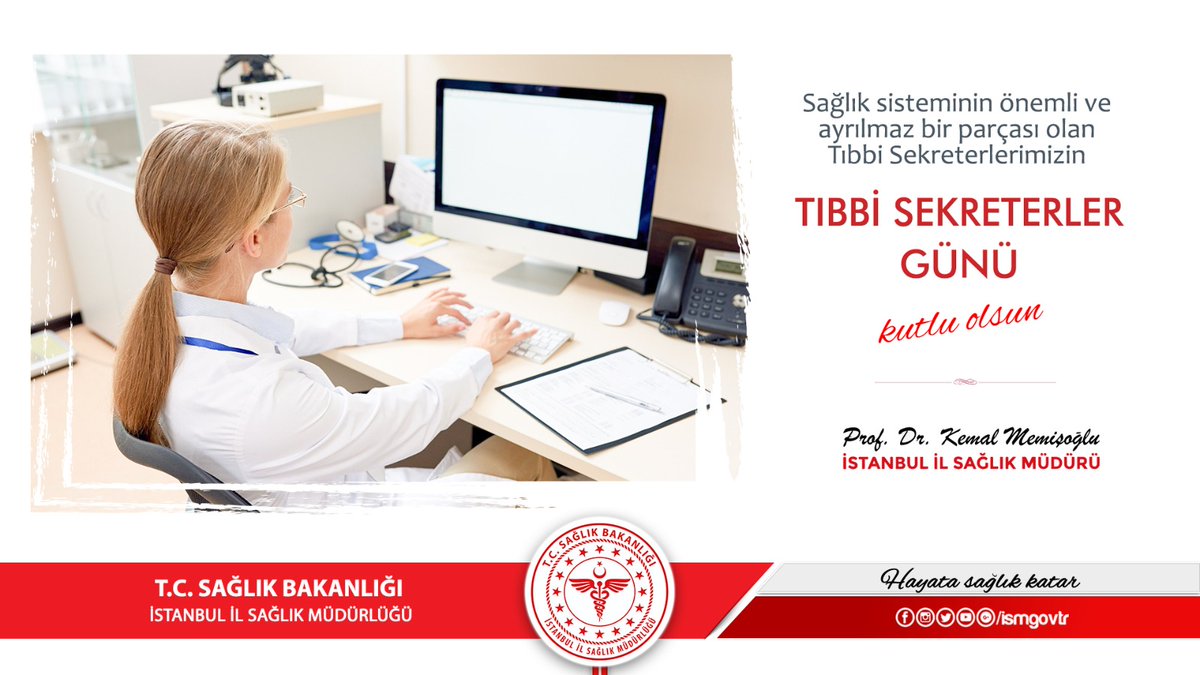 Sağlık sisteminin önemli ve ayrılmaz bir parçası olan Tıbbi Sekreterlerimizin #29KasımTıbbiSekreterlerGünü kutlu olsun.
👩‍💻🧑‍💻💐
#Tıbbisekreterlergünü #SağlıkÜretiyoruz #DünyaSağlıkMerkezi #İstanbul #TıbbiSekreterler #Pazartesi #29Kasım