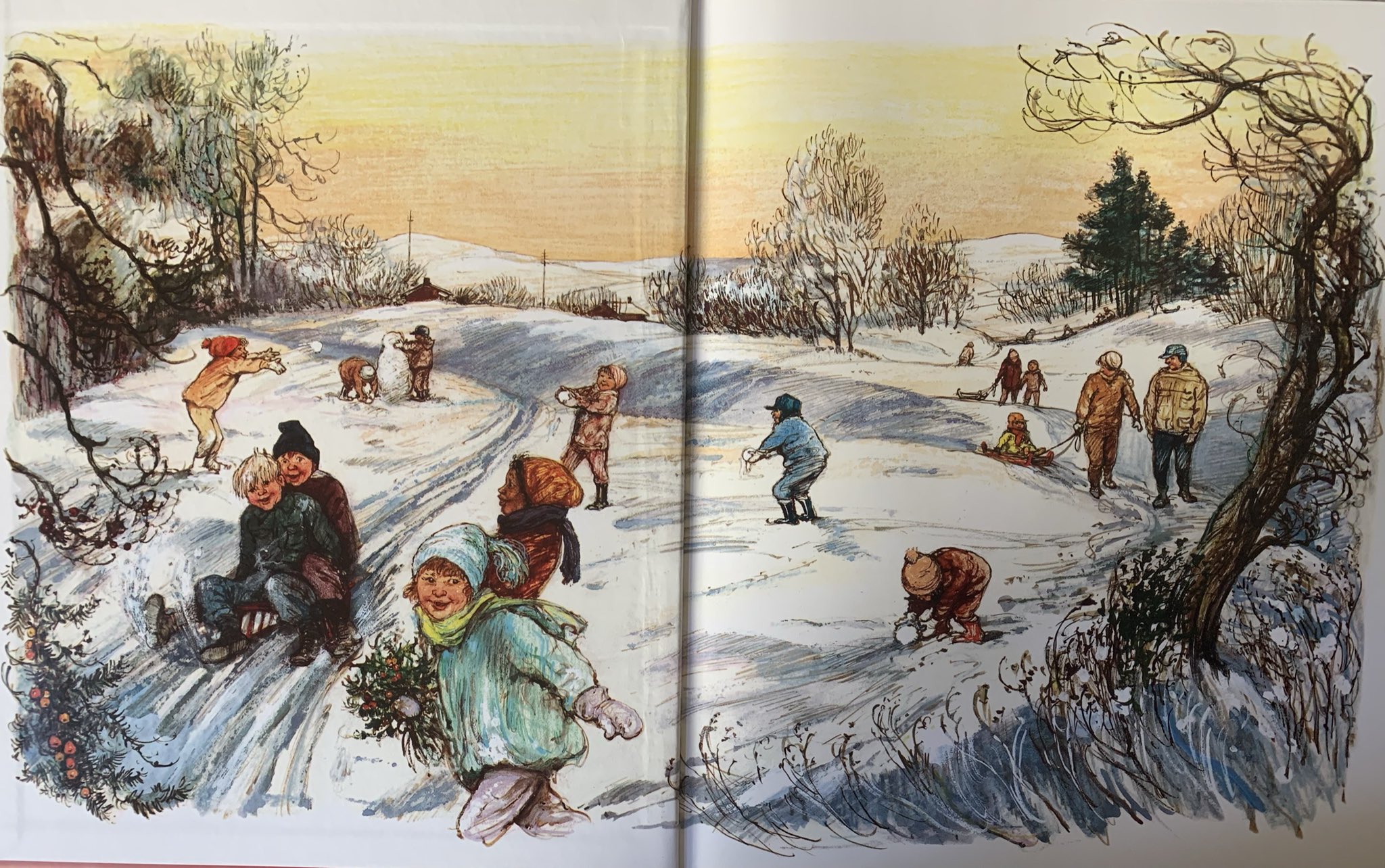 Shirley Hughes on X: These activities are taken from Snow in the Garden   / X
