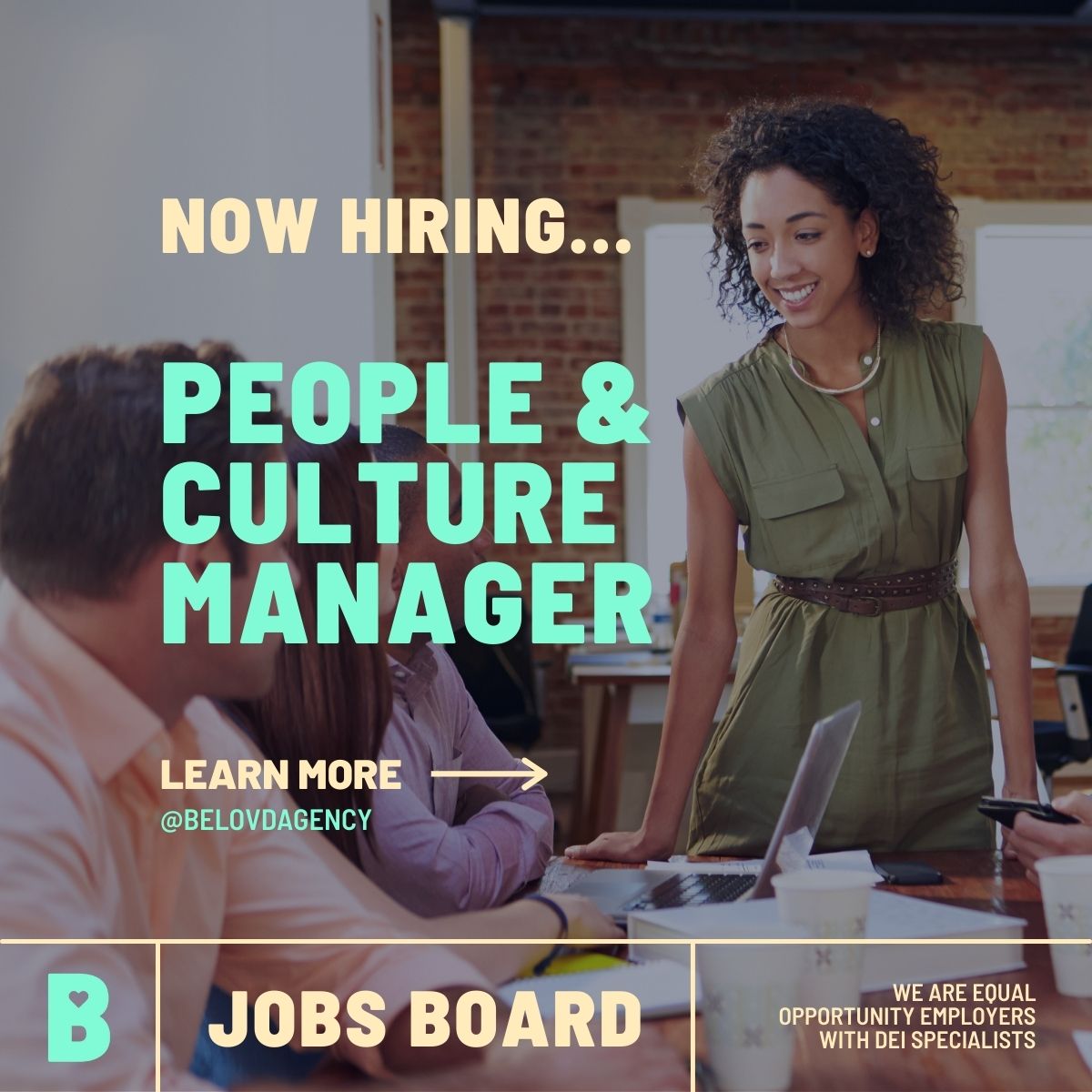 BelovdAgency's tweet photo. Are you engaging, empathetic and adaptable our client is looking for a People and Culture Manager to work in a fast-paced music company.  

Learn More: https://t.co/O5aB4HWGU8

#jobboard #jobsinlondon #hrcareers https://t.co/qhv1CNaVgk