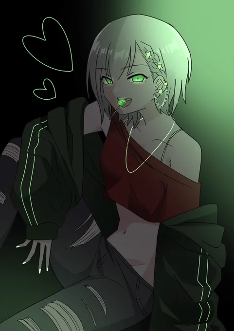 お題箱より「カッコイイ志歩」
 #prsk_FA 