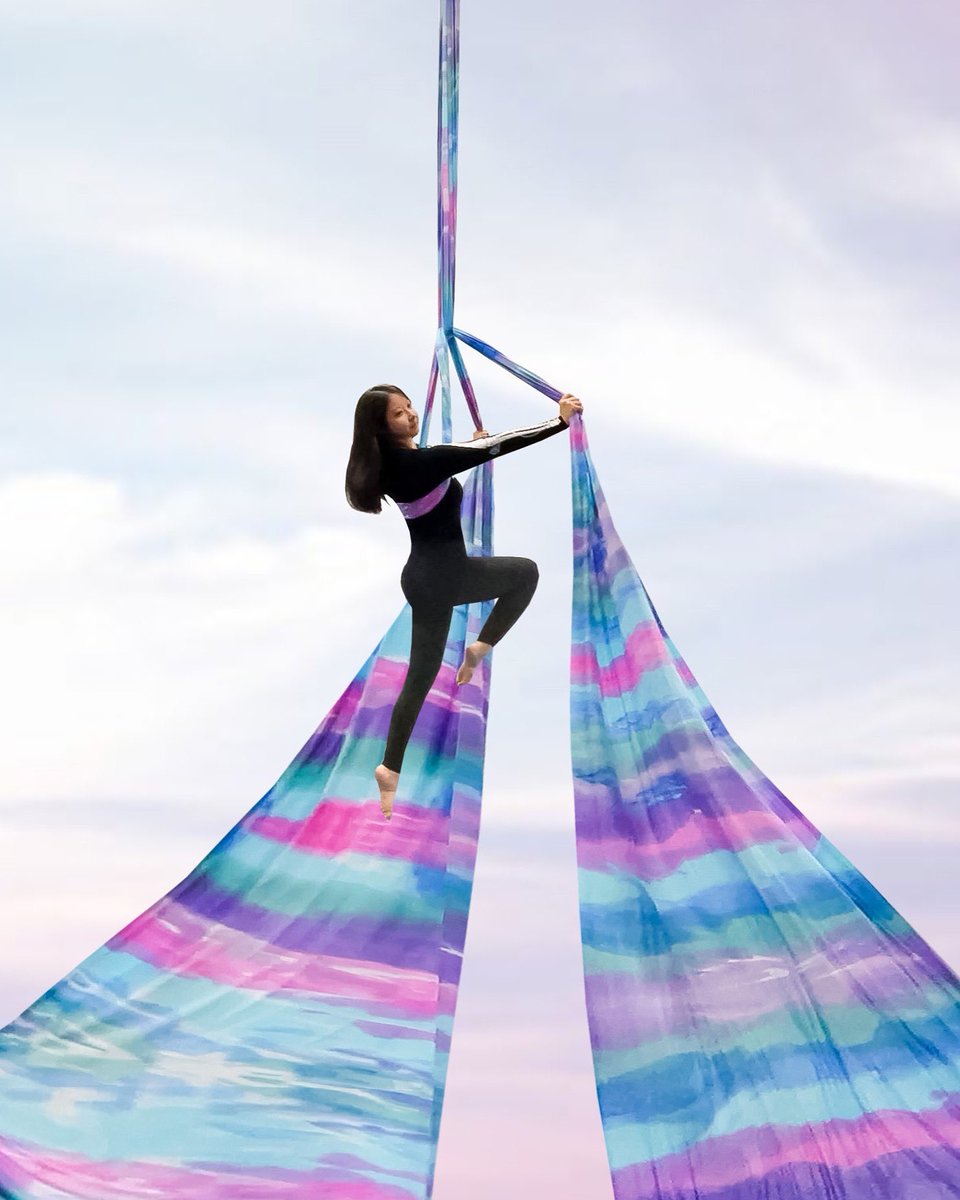 CapyCupcake's tweet photo. 3 year anniversary for me + aerials, the longest relationship I’ve ever had with a sport! Here’s to many more years in the air with fabrics and metal hoops! https://t.co/rgVKsp5KxL