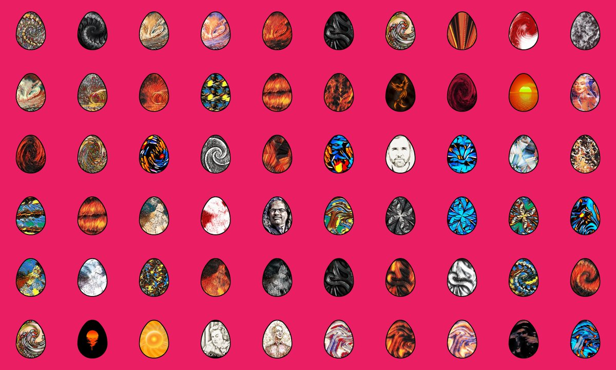 Art is hard, you know what isn't? Giving back to the community

To enter for a chance to win an your very own egg NFT just follow the rules below:

1. Follow (why not)🥚
2. Like &amp; Retweet🥚
3. Tag some influencers🥚

Deadline: 24 hours🥚⏲️
Winners: 1🥚