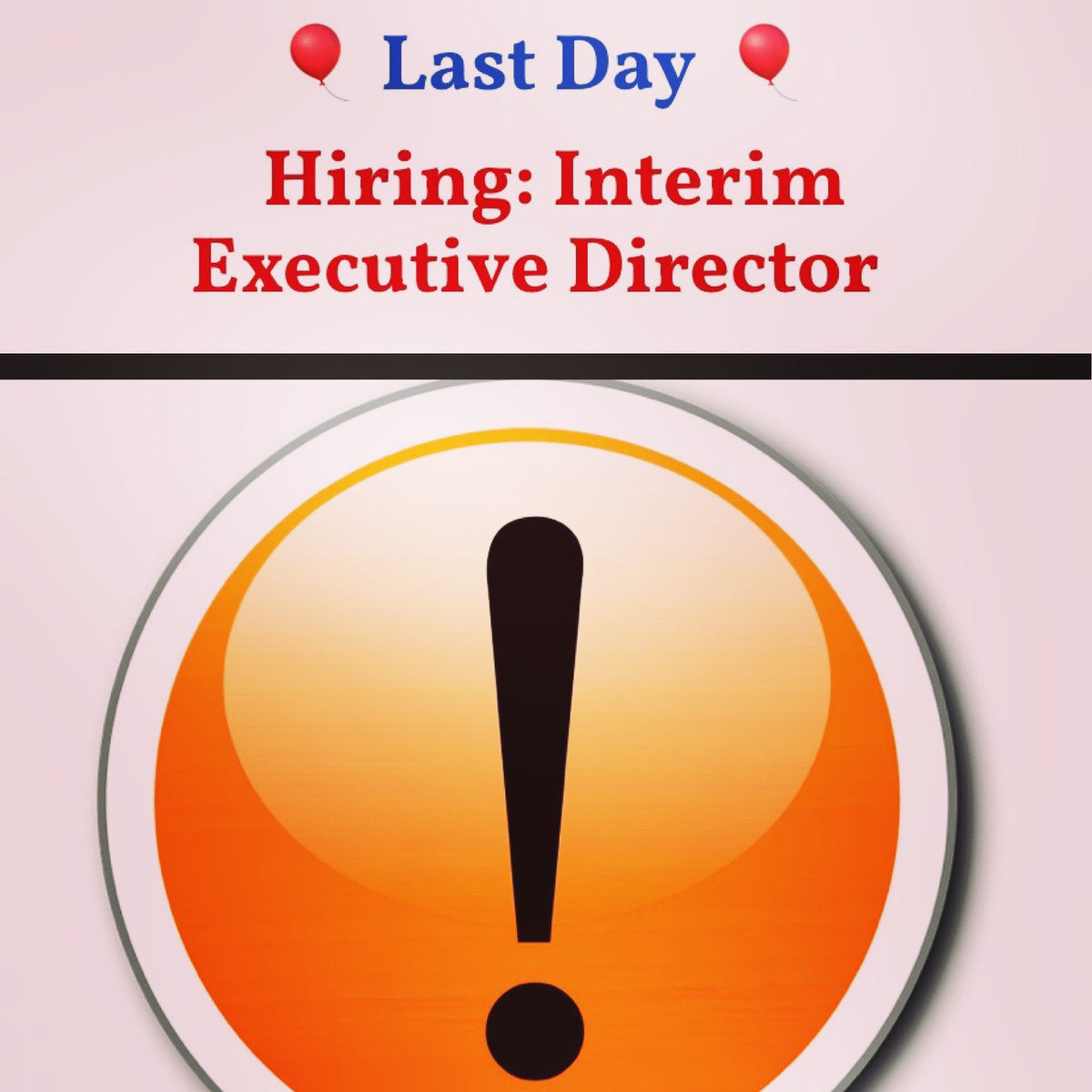 camhpro's tweet photo. 🎈LAST DAY TO APPLY 

🎈Salary range $95,000-120,000 annually

November 30, 2021 is the last day to apply for Interim Executive Director/ CAMHPRO.

🎈Apply at  https://t.co/Zza4CJBeVE

#SpreadTheWord
#Share #Like #FOLLOW
#CAMHPRO #Jobs
#MHAdvocacy #PeerSupport https://t.co/cIiM1BbiYC