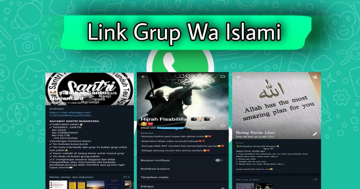 linkgrupwa's tweet photo. Yuk join Gc "Kajian Islam"💜
https://t.co/mffOL7SxPC
#Islam #kajian https://t.co/657P1ueq71