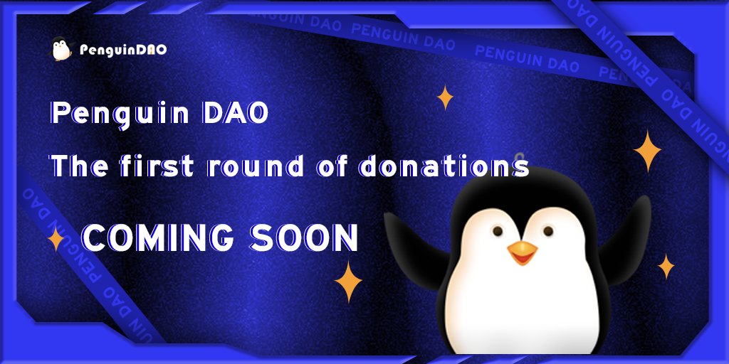 📢Penguin DAO First round of donations COMING SOON!!!🥂
#ohmfork #BSC #DeFi