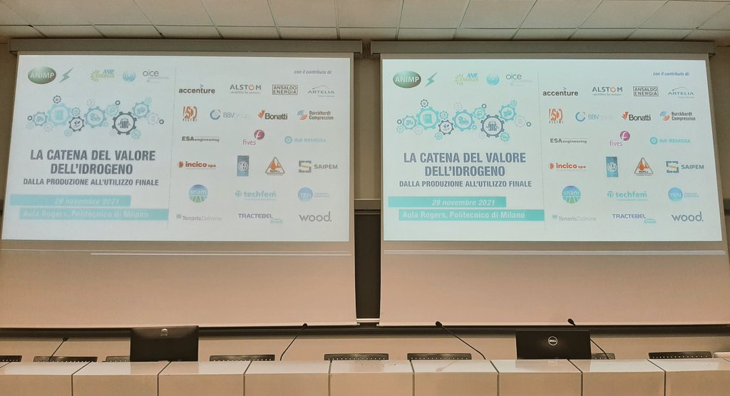 Assolombarda's tweet photo. Oggi #29novembre il Presidente di #Assolombarda @ASpada_ apre il convegno di #ANIMP "La catena del valore dell'#idrogeno, dalla produzione all'utilizzo finale" @ANIE_Fed #H2ITe #OICE https://t.co/FCQ1NEOola