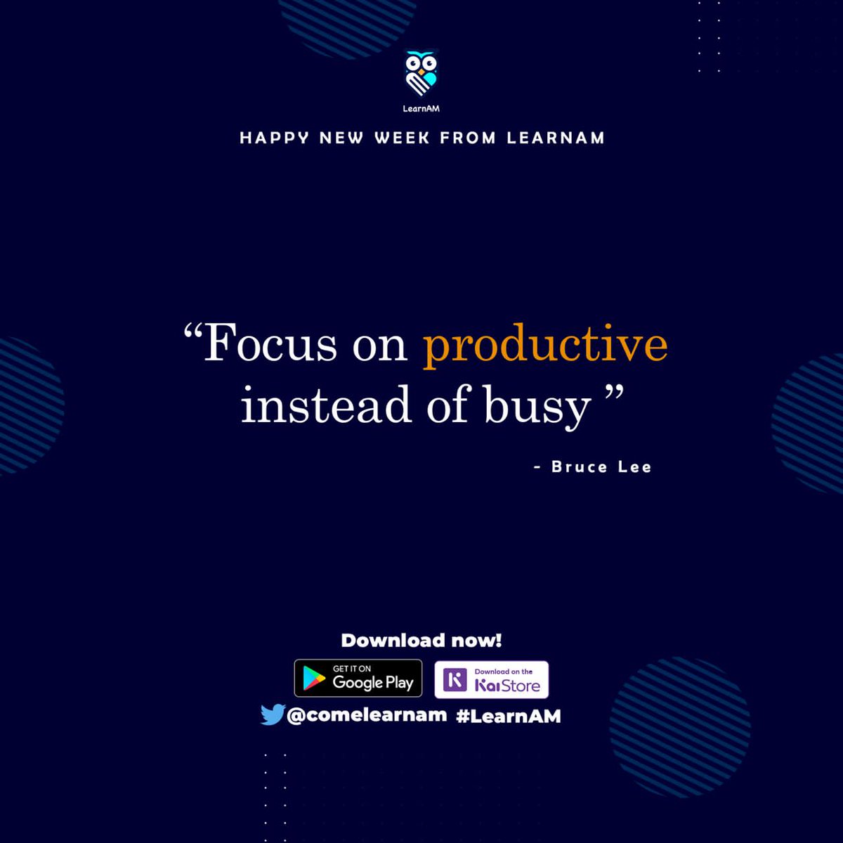 comeLearnAM's tweet photo. This is your Monday morning reminder that you can handle anything thrown at you this week. Let's get it!
#LearnAMbyForce #LearnAM https://t.co/oZPXaxnDey