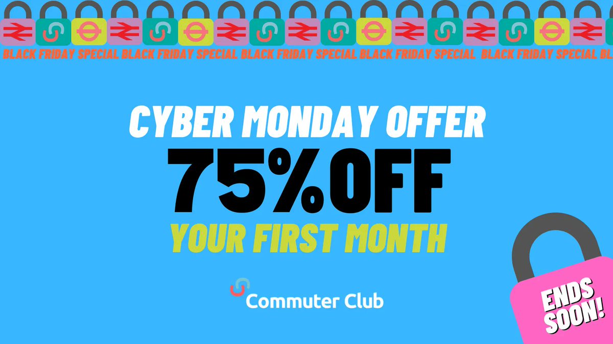 Cyber Monday Special for Rail and Tube! 🚇

🚨 75% off first your month!
🔒 2021 prices in 2022
✋ Cancel any time

Borrowing carries risk, view full eligibility criteria and risks on our website. 13.5% APR representative
