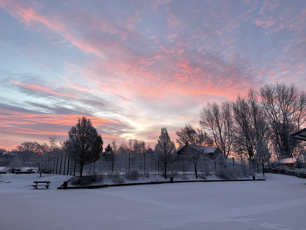 What a view to start the day! 😍 it takes away the pain of having to de-ice my car (for what felt like 20 years) this morning 😂🤦🏻‍♀️🥶