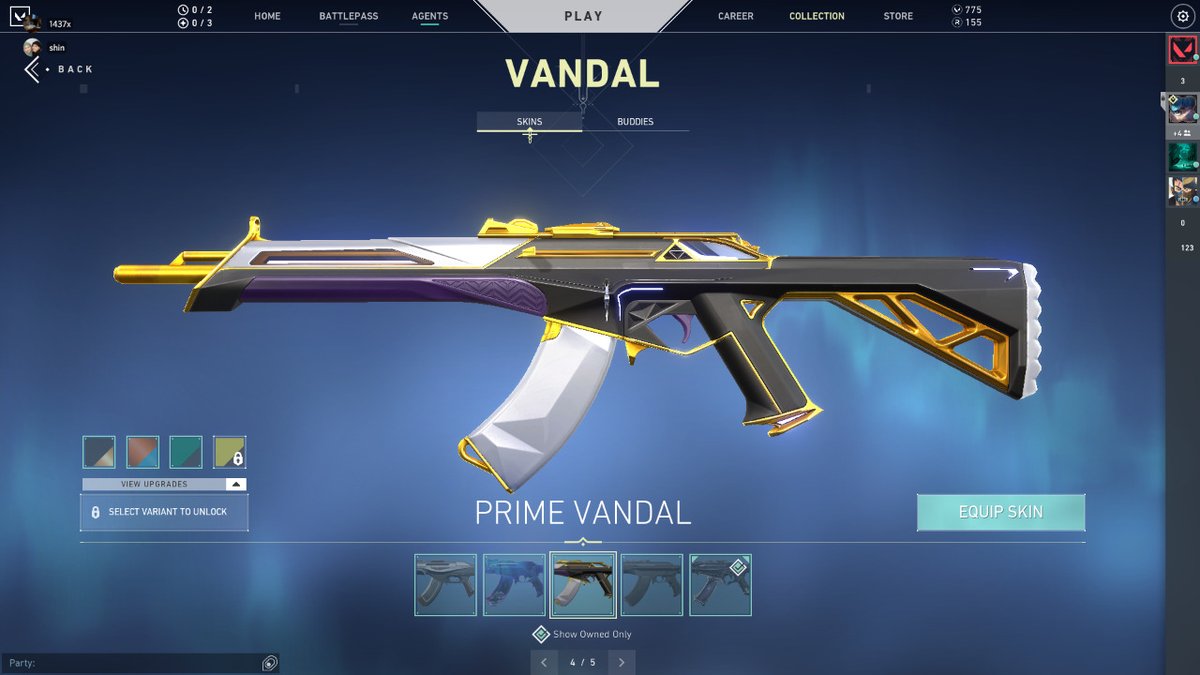 ybf13_'s tweet photo. WTS akun valorant
last rank : Gold 2
skin :
bp beli 2x
reaver vandal
prime vandal
oni phantom
glitchpop phantom
forsaken spectre
Harga murah aja, daripada beli skin 1 1 mahal hehe. serius DM aja https://t.co/gz8BdFuNUl
