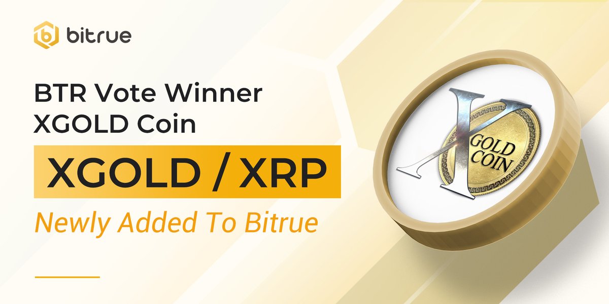 A new pair - $XGOLD / $XRP @coin_xgold for Our $XRP community will Start at 11:00 UTC today as well! Stay Tuned! bit.ly/3E5ANvN