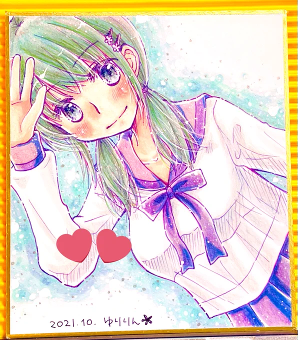 本日21時からBOOTHにてイラスト原画販売します。よろしくお願いします✨✨ 