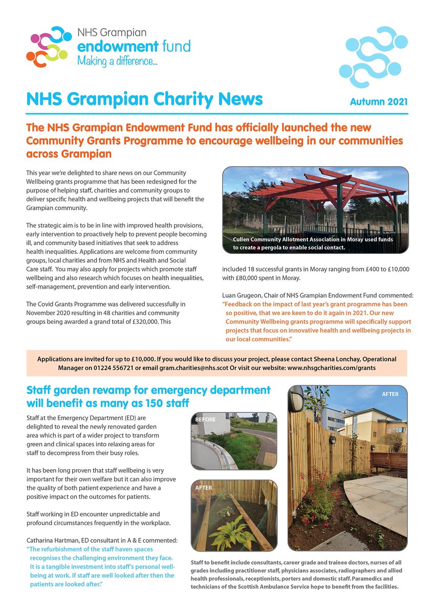 NHS Grampian Charity 💙 tweet media