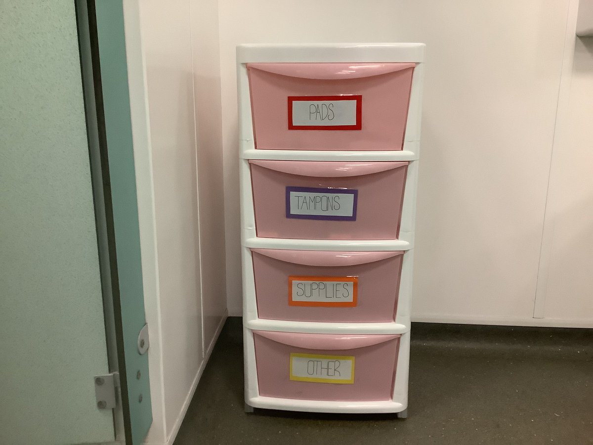 fairgamestmu's tweet photo. @headsup4wb @StMungosFalkirk @miss_ajess So pleased with our new holder for sanitary products! Not to mention our DIY skills … #notoperiodpoverty #dignityforall #fairgamestmu https://t.co/ue1jyMqwid