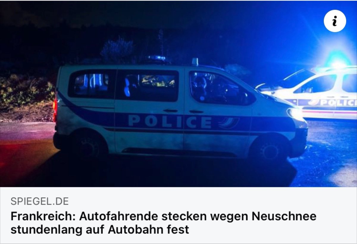 VDS_weltweit's tweet photo. Lieber @derspiegel, damit sind es keine „Autofahrenden“, sondern „Steckenbleibende“ und „Korkenziehende“. #servicetweet 

https://t.co/l25GnzwLJx

@SPIEGEL_EIL @spiegelonline https://t.co/ALxFr1yPxB