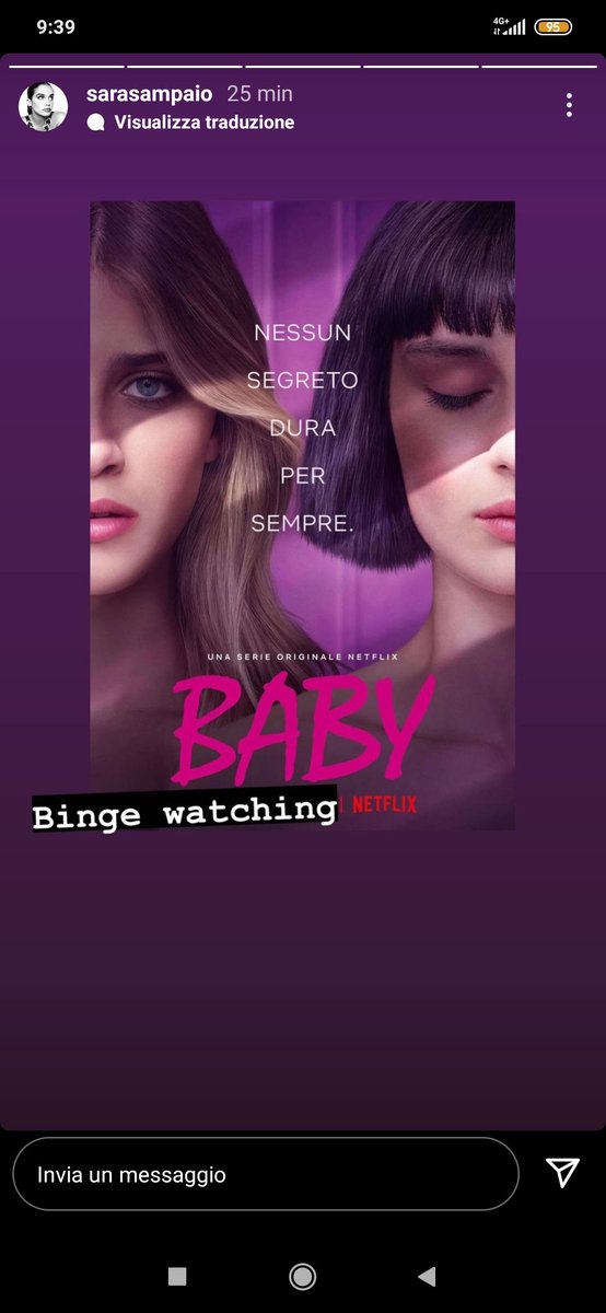 LuceBre's tweet image. A me questa cosa che Sara Sampaio si guardi baby ha fatto molto ridere.