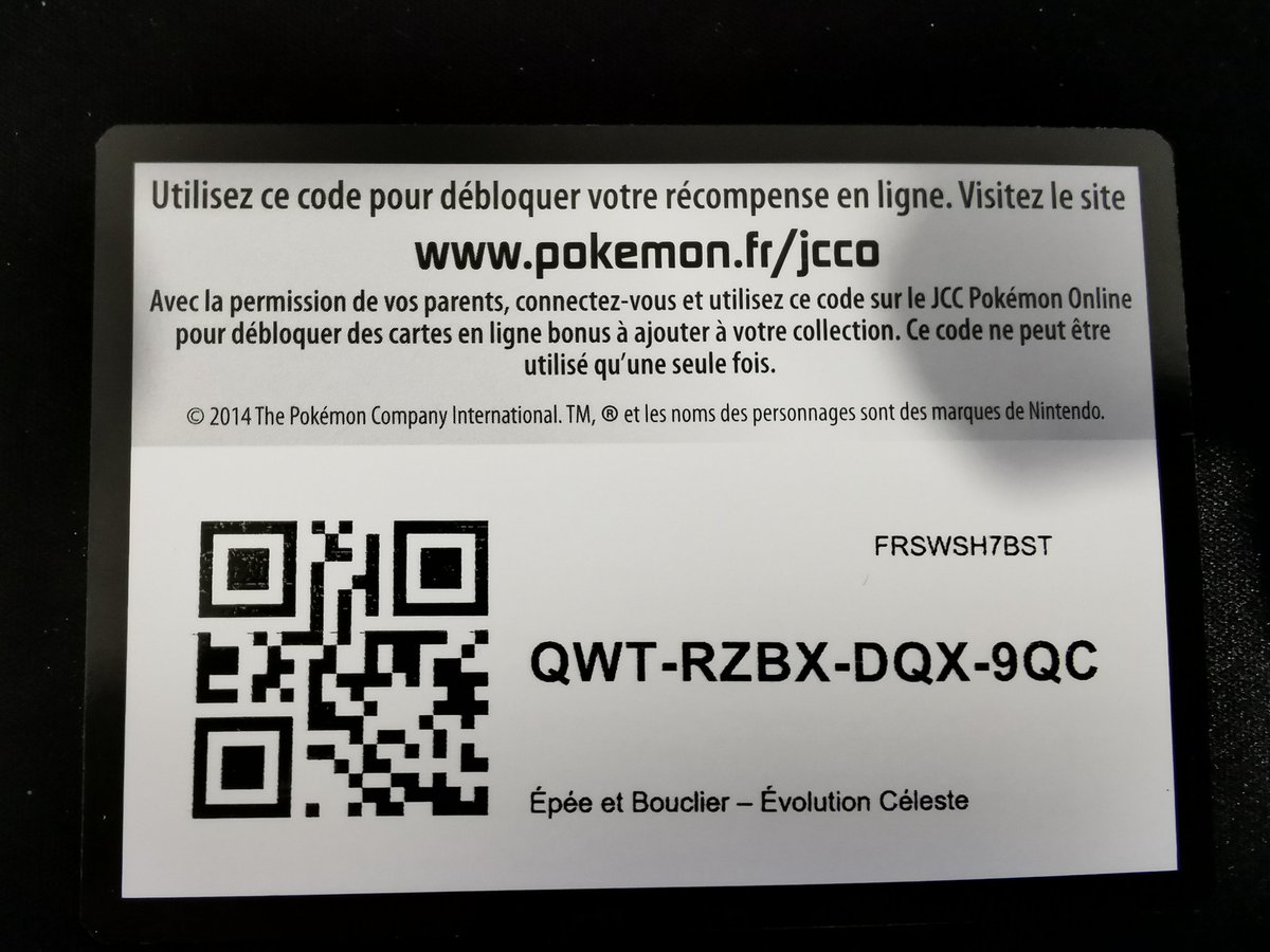 TheDeNut's tweet photo. Le code du jour pour le JCC Pokémon online ! 🎉🎉🎉
À 5 RT je donne un autre code sous ce tweet 🍫
#Pokemon #PokemonTCG #PokemonTradingCardGame #Giveaway #PokemonTCGO #boosterpokemon #PokemonJCC #PokemonCelebrations #Pokemon25 https://t.co/uz09hIzEYV
