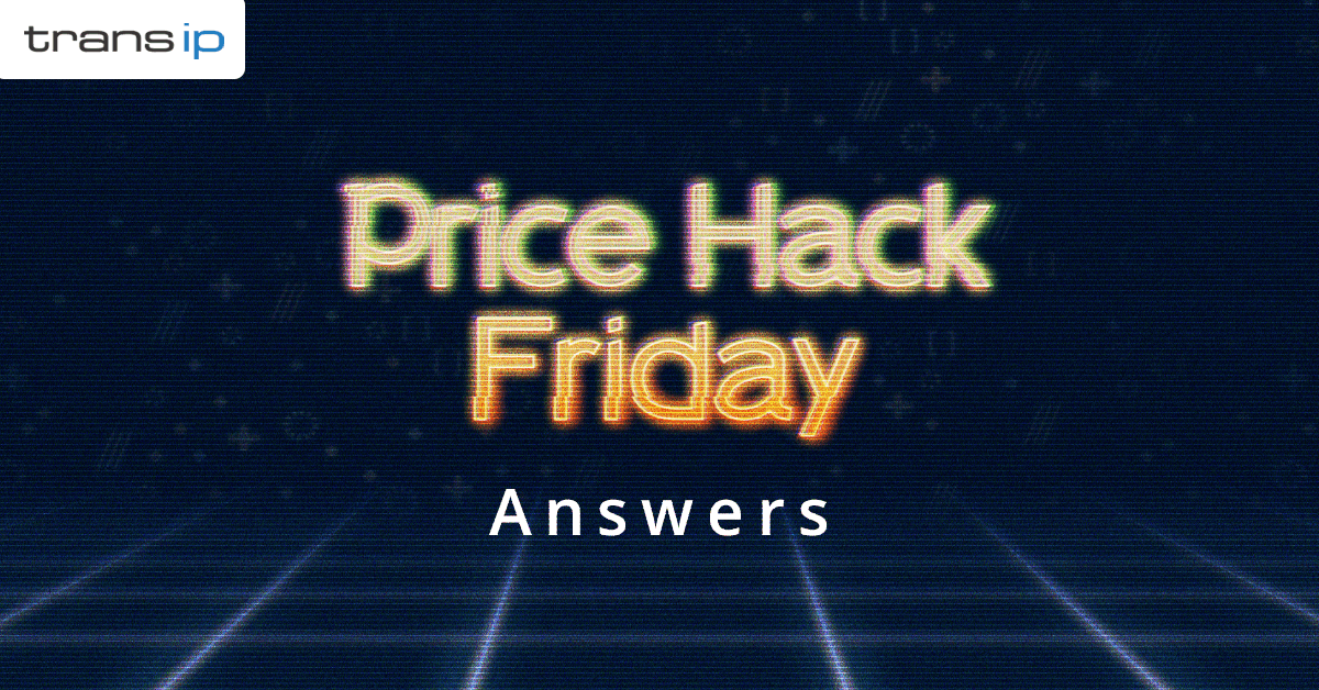 TransIP's tweet photo. Stevig gepuzzeld op vrijdag maar kwam je er niet uit? Lees hier de antwoorden op alle hacks terug! https://t.co/9NpbSTaEjz
#pricehackfriday https://t.co/Q5IueTQ9nE
