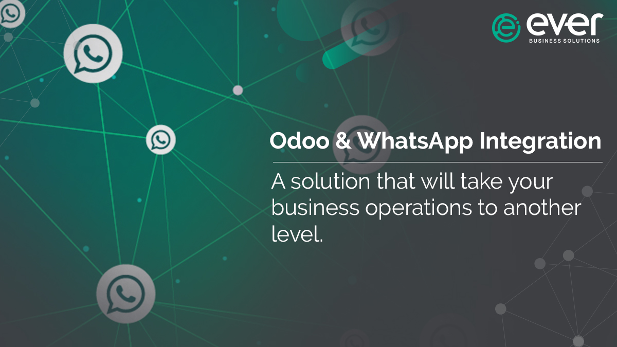 EverBSolutions's tweet image. Ever Business Solutions developed an Odoo app which allows users to use the #Whatsapp Application to send messages via #Odoo.

Learn more about the product&apos;s functionalities, the value it brings to your business and it&apos;s roadmap for the upcoming versions: bit.ly/2Zz7mTX