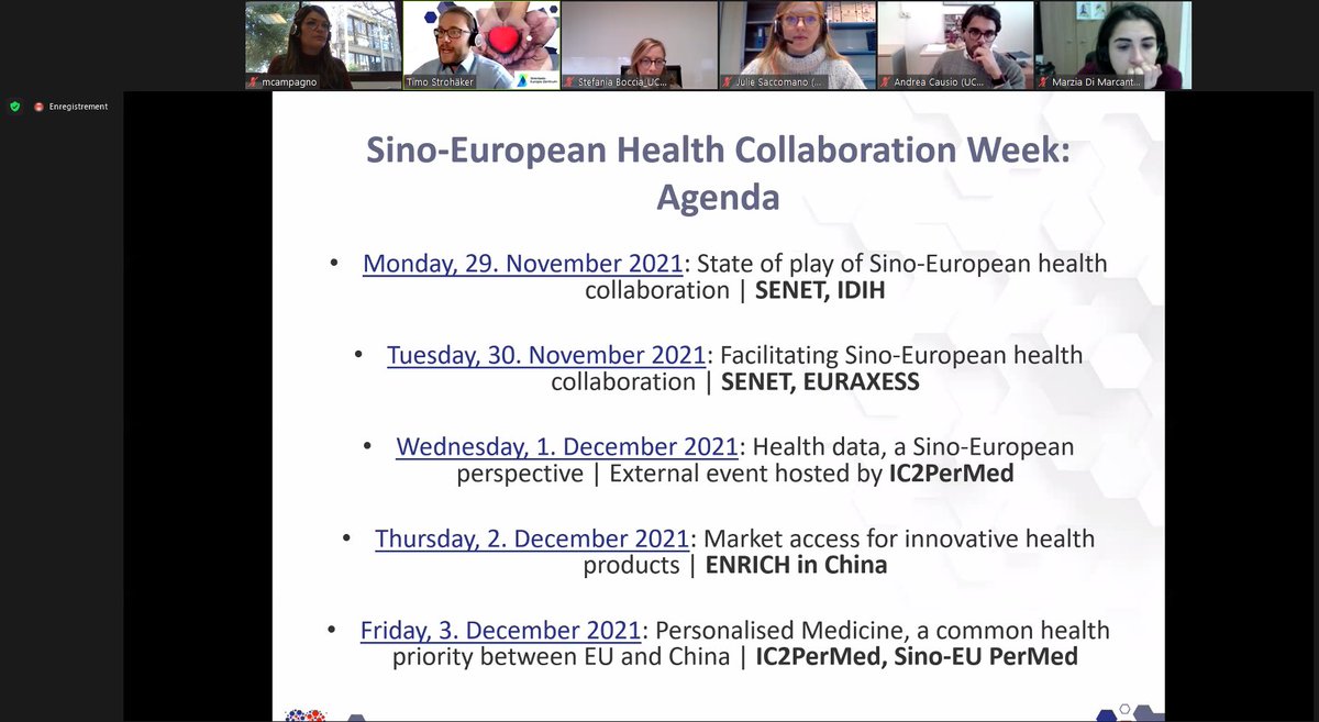 The Sino-European Health Collaboration Week is now live! 

Do not hesitate to join us until Friday if you are interested in EU-China collaboration in the field of health: cutt.ly/KT95V9l