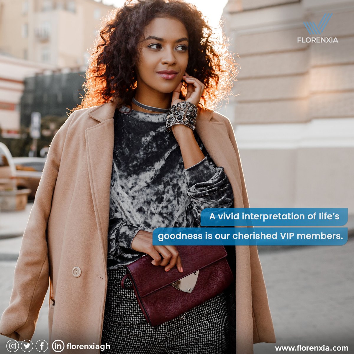 Florenxiagh's tweet photo. Florenxia stands for everything elegant and eternal.
.
https://t.co/yPy8VnMBNE
.
#mondaymotivation #mondaythoughts #ecommerce #mondaymorning #motivationmonday #mondayquote #customer #customerexperience #florenxiashopping #Florenxia #Florenxian #luxury #lifestyle https://t.co/TABux0w7dR