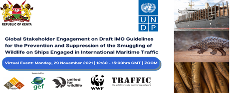 KenyaForIMO's tweet photo. The proposed Guidelines, developed by a Working Group of Multi-Stakeholder Experts, will serve as an additional tool to prevent and combat wildlife trafficking in international shipping. @MaritimeKE @IMOHQ https://t.co/kmYG0e2u4w