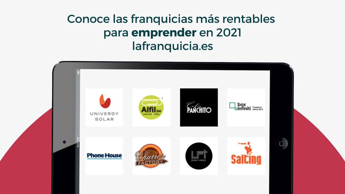 lafranquicia_es's tweet photo. ¡Buenos días! No te pierdas las franquicias destacadas de esta semana. Ocho modelos de negocio rentables para emprender con éxito.🖥 https://t.co/2PZYR7UcP5

@univergysolar @alfilbe_central @CafesPanchito @BoxInfiniti @PhoneHouse_Es #ChurrosFactory
#UFITBoutique #Salting https://t.co/maEy5r1rrK