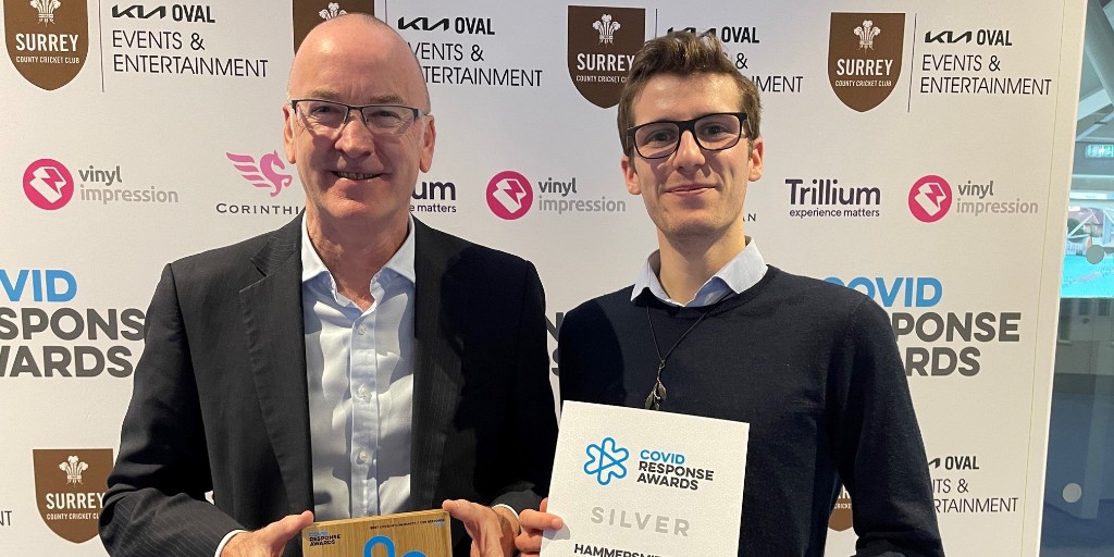 Another award for Hammersmith BID

The BID wins SILVER in the #CovidResponseAwards, in recognition of our Community and CSR response

Read the full story: bit.ly/3FXBMyY

#COVID #Hammersmith #Business | <a href="/BizConnectsHF/">Hammersmith and Fulham Business Connects</a> <a href="/nnhammersmith/">HammersmithToday</a>
