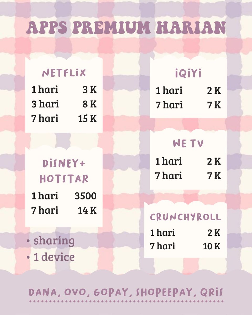 ggvmmy's tweet photo. @lariesmanis hai kakk, aku jual we tv prem murah nii, ada harian jugaa 😻
Legal ✅
Trusted ✅
Bergaransi ✅

Payment : all e-wallet &amp; qris
❗Order ke https://t.co/i0GMHJ2nuL

🍒 testi ada di pinned yaa https://t.co/OHjSHru261