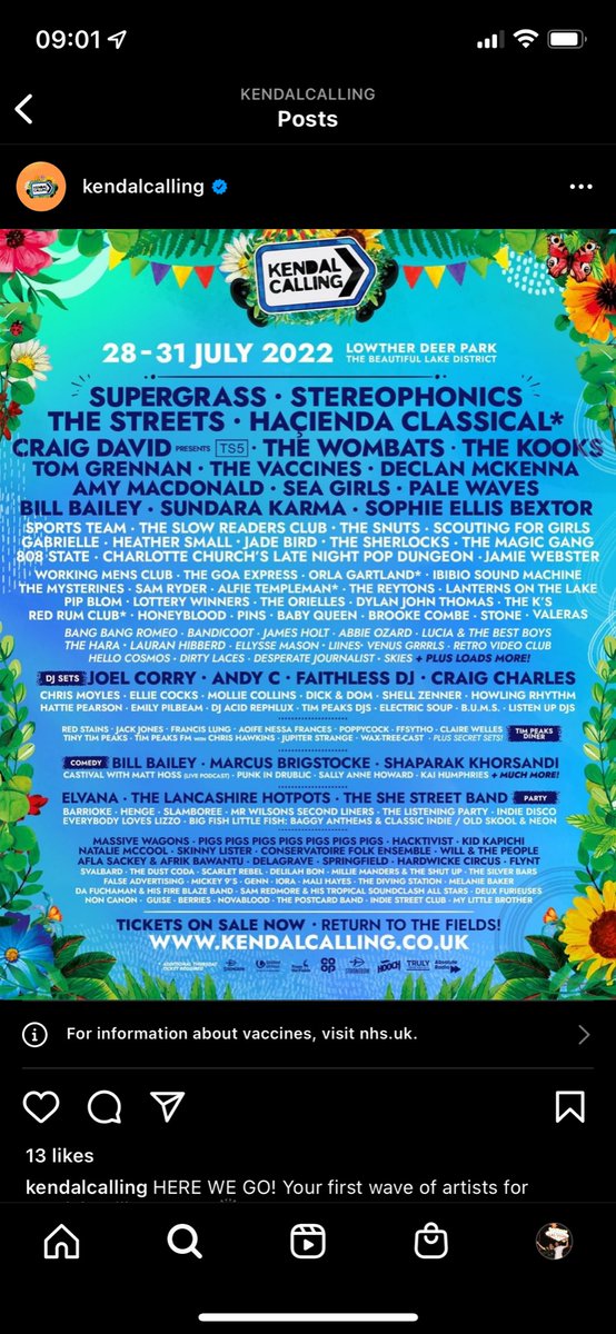 Neilc524's tweet photo. @RedRumClub at @KendalCalling yes boys! 🙌🏻 https://t.co/2PGRbo509X