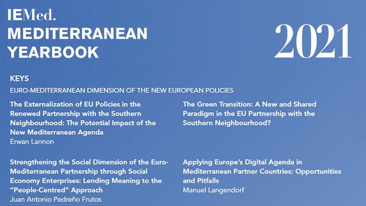 The IEMed #Medyearbook2021 offers analyses of the impact on the #EuroMed region of European policy priorities as green transition, strengthening of the social dimension, competitiveness &amp; employment, digitalization...
👉iemed.org/medyearbook
#UfMRegionalForum #MediterraneanDay