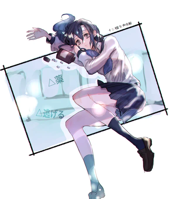 2年前に描いた絵たちだけど十三機兵防衛圏二周年おめでとうございました…!!大好きだ〜〜!! 