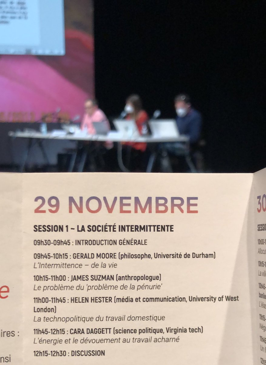 #enmi2021 
1st session of the ENMI2021! 
- - - The intermittent society - - -