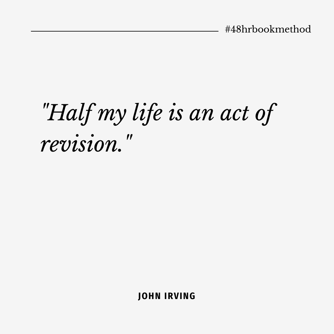 Oikosofy's tweet photo. "Half my life is an act of revision." - John Irving
#48hrbookmethod
Agile is about iterating, iterating is revising, and making it better. Revise, and revise again, that’s how you get better!
https://t.co/qHBi2fkWeN https://t.co/Z9NBWPXfDS
