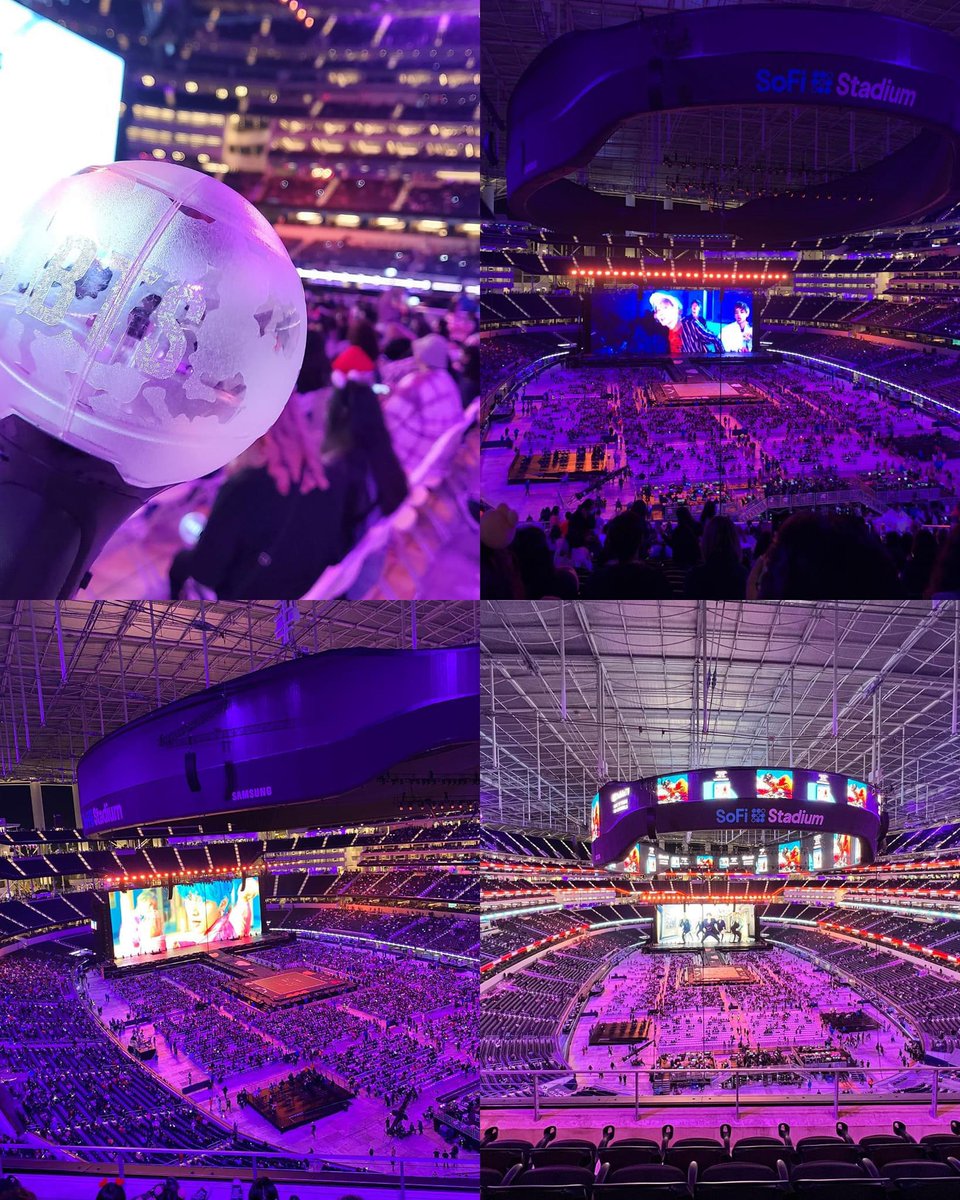 mryunki17's tweet photo. Thanks D2 🥳, have fun army~s bangtan💜

#BTSCONCERT #BTSARMY #BTS_PTD_LA #BTSinLA https://t.co/iIWMncPv3D