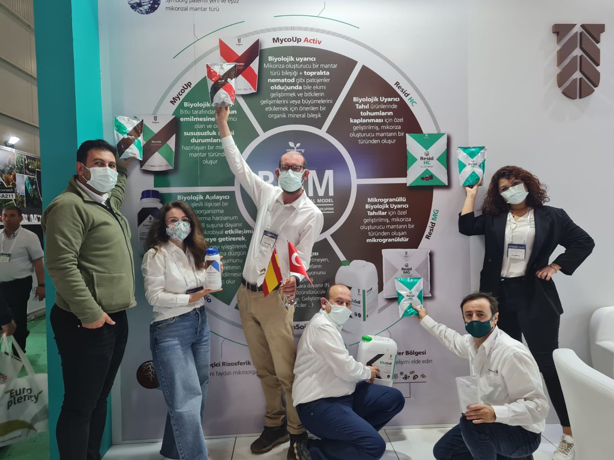 Meet the Symborg Turkey team!

At #Growtech2021, they had the opportunity to share Symborg's Integral Microbial Model (IMM) to enable a more #sustainable, productive and profitable #agriculture.

Thanks to all of you who came to our booth.