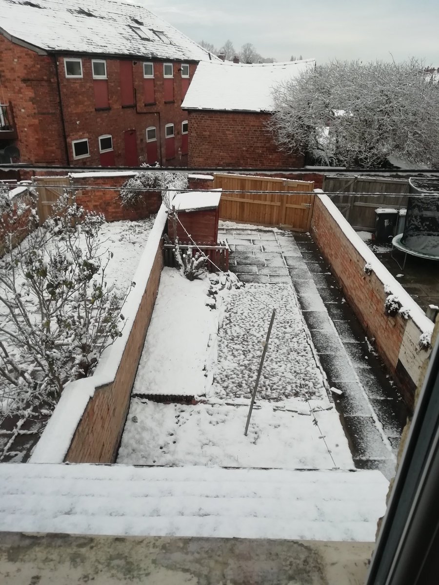 seanayling's tweet photo. A couple of inches in my back yard this morning. #sner https://t.co/ch4P2jJZsx