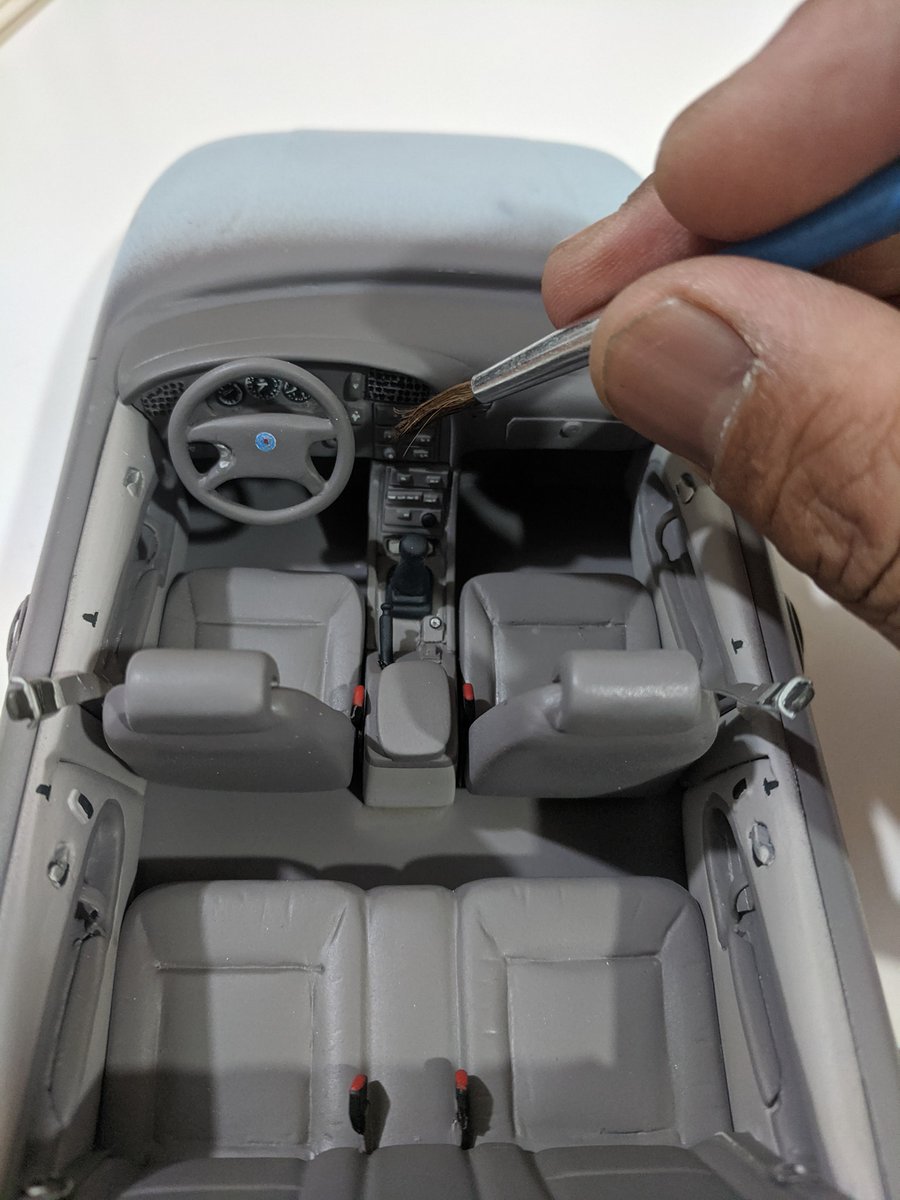 modelworkdirect's tweet image. Adding the final details on a Scratch-Built Custom Car Model.  #Handmade  #CustomCarModel