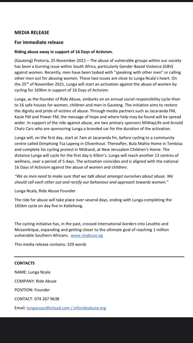 The Lunga Ncala Show tweet media