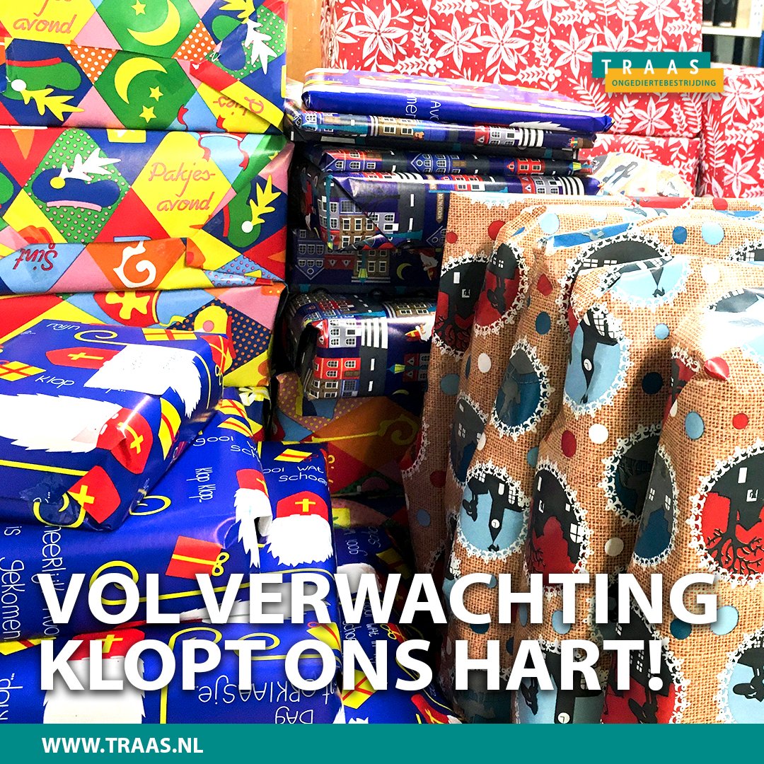 Oehhh.. Bijna!!! SinterTraas is onderweg naar alle kindjes van onze collega's. 
Tip: Heeft u nog geen cadeaus voor pakjesavond? 
Kom langs in onze showroom in 's-Gravenpolder. We hebben de allerleukste boeken, puzzels, vogelhuisjes en theemokken.