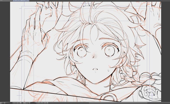 ตัวฉันเมื่อวันก่อน : แวะวาดคอมมิคแปปเดียวไม่นานหรอก
นั่งตัดเส้นหน้าแรก : *กุมหลังสั่นหงึกๆๆๆ* 