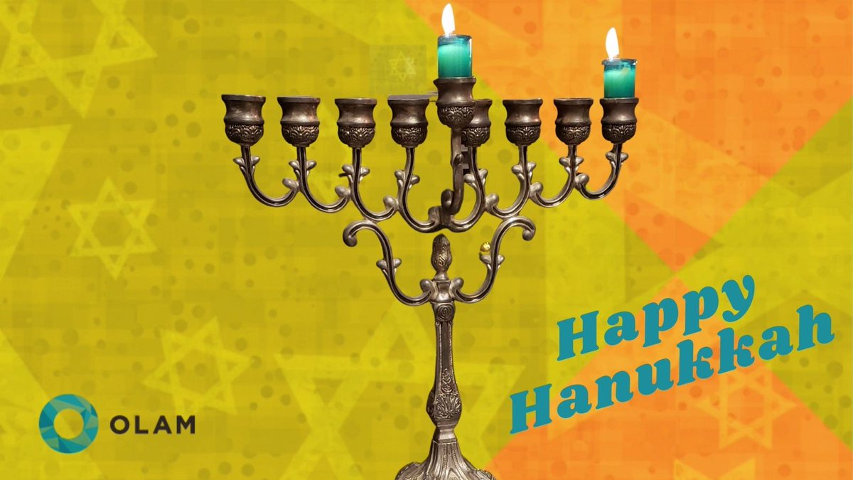 OLAMtogether's tweet photo. On this #FirstDayOfHanukkah, we want to take a moment to thank OLAM #partners for all you do to #ShineALight onto this world! #HappyHanukkah to all those celebrating. #OLAMtogether #TikkunOlam #FestivalOfLights https://t.co/YbcWwRc3OK