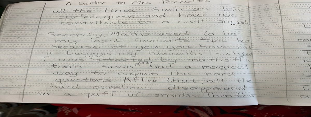 The best student feedback ever. Jo Boaler’s book Limitless mind has changed my teaching pedagogy forever. As someone who didn’t enjoy maths at school I now understand how mindset matters. #limitlessmind #GrowthMindset #joboaler