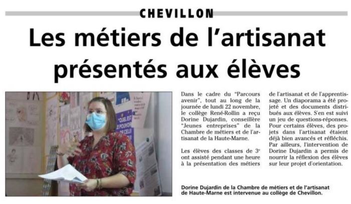 de_metiers's tweet photo. Le CAD, a pour missions : de promouvoir les métiers de l’artisanat, d’aider les jeunes dans la construction de leur projet professionnel https://t.co/89I8f3glNz