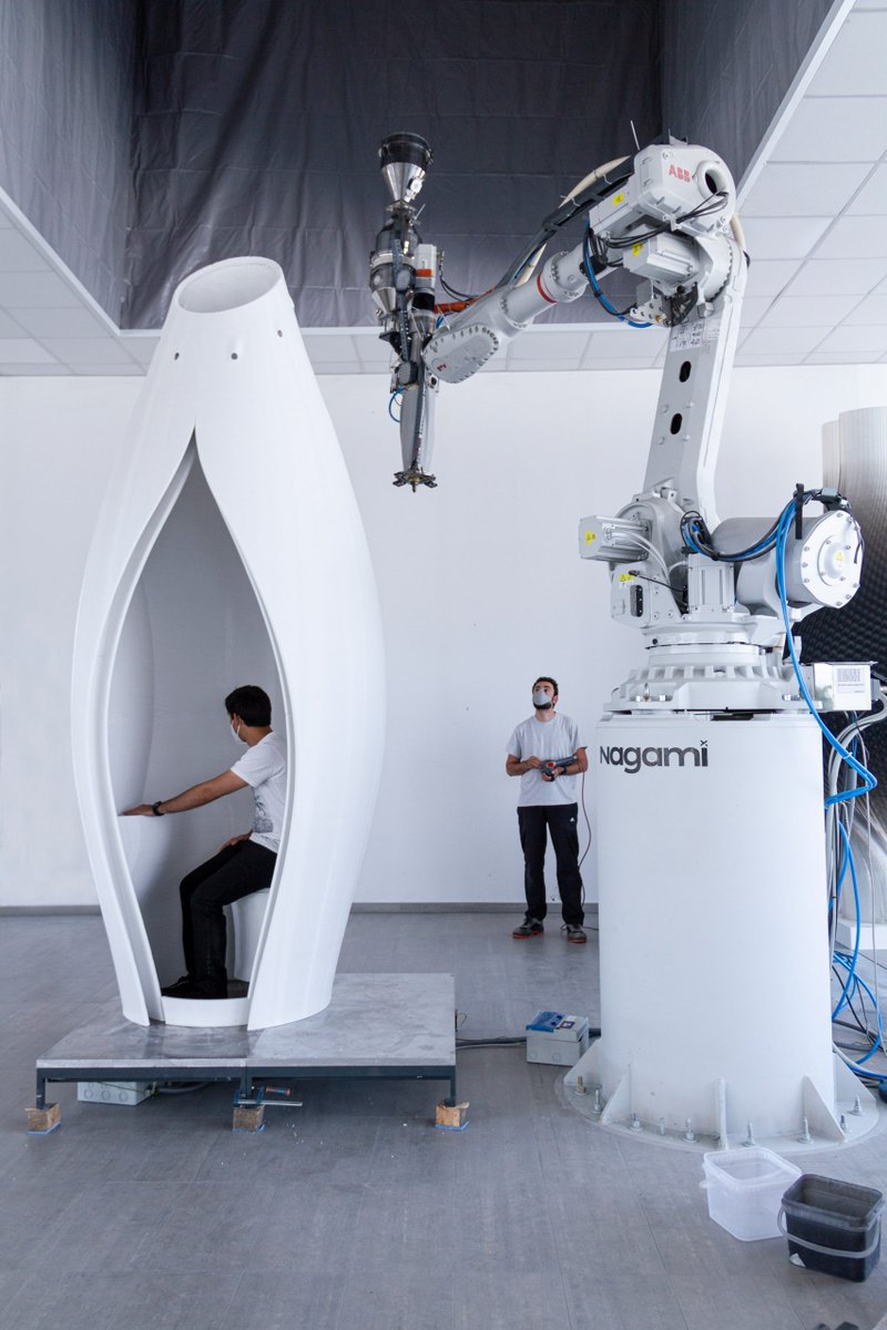 diconexiones's tweet photo. Nagami 3D prints "aesthetically pleasing" portable toilet using plastic waste

The Throne: cabina de baño portátil impresa en 3D con plástico reciclado, del estudio de diseño español Nagami para la https://t.co/kmil2axqLf foundation.

https://t.co/x6t0tDPDow
via @dezeen https://t.co/dBhlTk1lxr