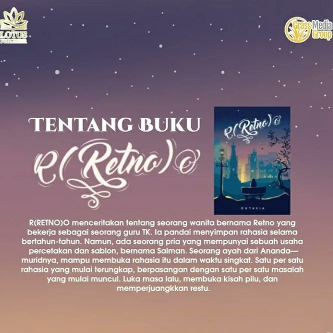 BukuWanita's tweet image. /bw/ Last Day PO

Novel #Retno Oktavia

📚 Order : linktr.ee/Orderbukuwanita
💰 Payment :
❤️ BCA/BRI/Mandiri/BNI/Permata/JeniusBTPN
❤️ Gopay/OVO/Dana/LinkAja/ShopeePay
❤️ Alfamart
❤️ QRIS
❤️ COD
✈️ Worldwide Shipping