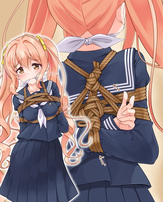 デレステの琴歌ちゃんがピンク髪セーラー服可愛いので縛ってみました。
ボールギャグ・猿轡なし・背面のみ差分はpixivからどうぞ…
https://t.co/Lz2eSnwfvr 