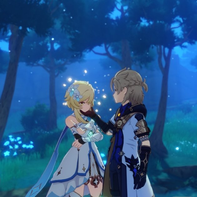 Zatmi_moon's tweet photo. #albelumi #Albedo  #lumine #GenshinImpact https://t.co/4BO9HN5SgT