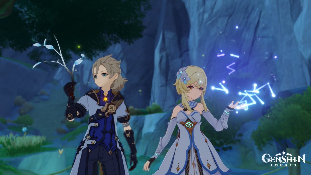 Zatmi_moon's tweet photo. #albelumi #Albedo  #lumine #GenshinImpact https://t.co/4BO9HN5SgT