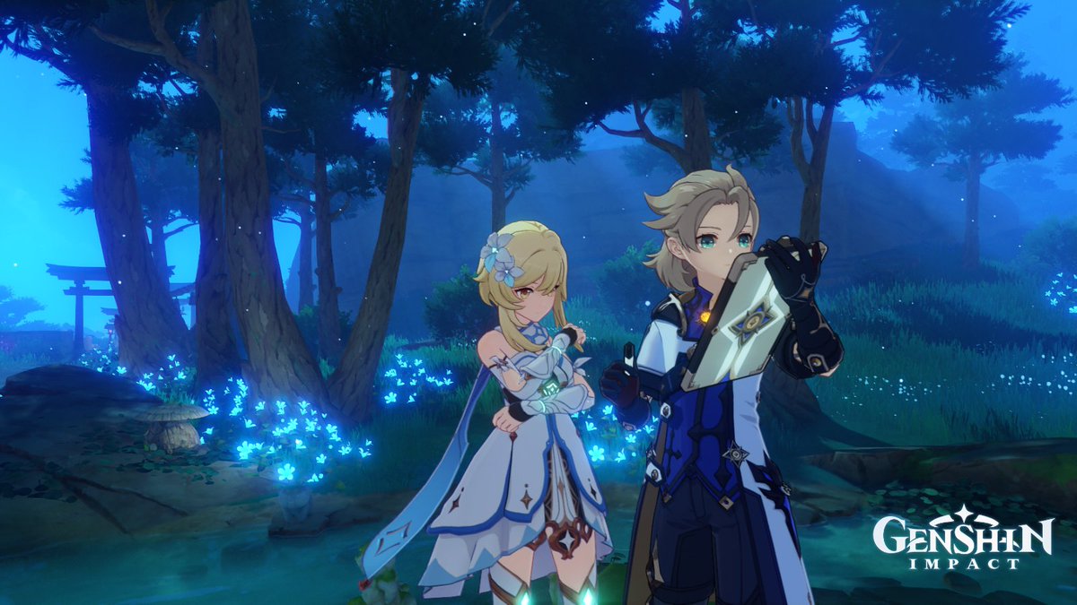 Zatmi_moon's tweet photo. #albelumi #Albedo  #lumine #GenshinImpact https://t.co/4BO9HN5SgT